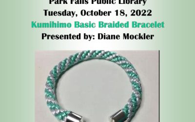Adult Craft Night: Kumihimo Braided Bracelet, Oct 18