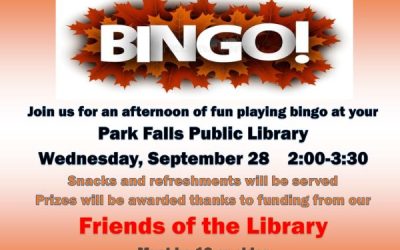 Bingo September 28 at the Library
