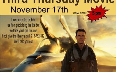 Third Thursday Movie: Nov. 17, 5pm