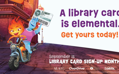 SEPTEMBER IS LIBRARY CARD SIGN UP MONTH!
