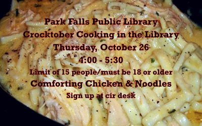 Crocktober Cooking in the Library