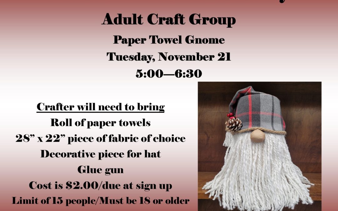 Adult Craft Group
