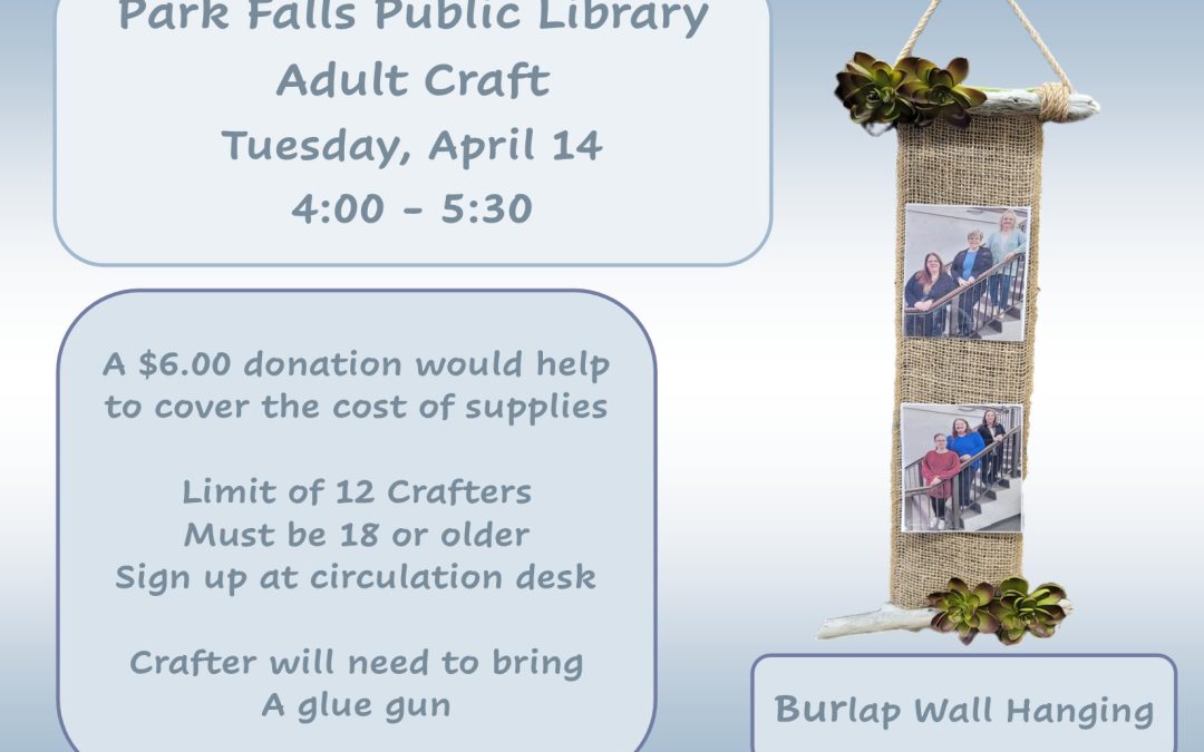 Adult Craft Group